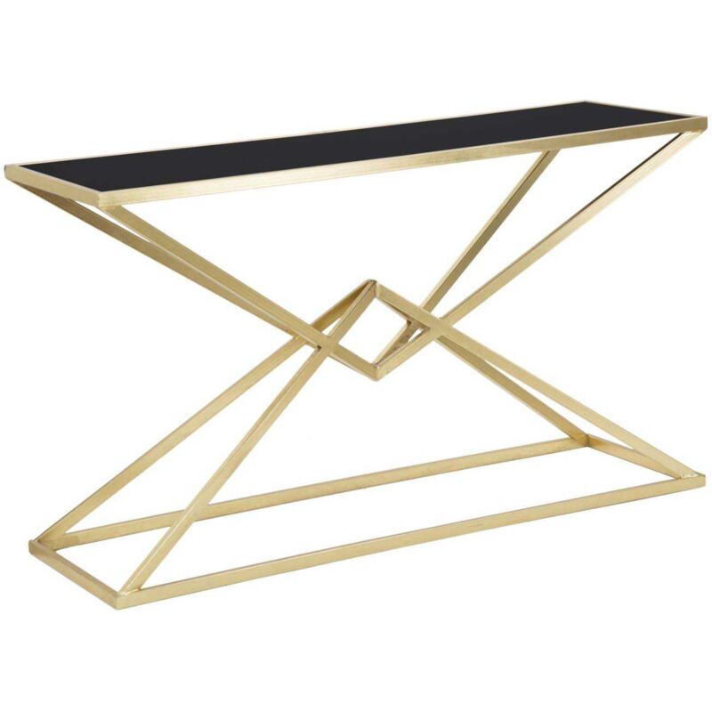 Mauroferretti - Console en métal et verre Piramid 130 x 40 x 75 cm