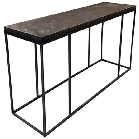 Console plateau pierre - Pierre Naturelle - Noir - Interior's