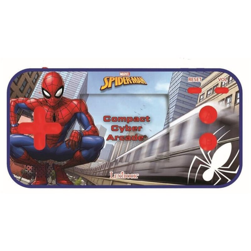 Console portatile Compact Cyber Arcade SpiderMan - schermo 2,5'' 150 giochi di cui 10 SpiderMan