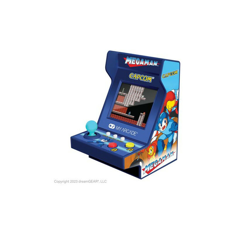 Just For Games - Console rétrogaming Pico Player Megaman Bleu - Bleu