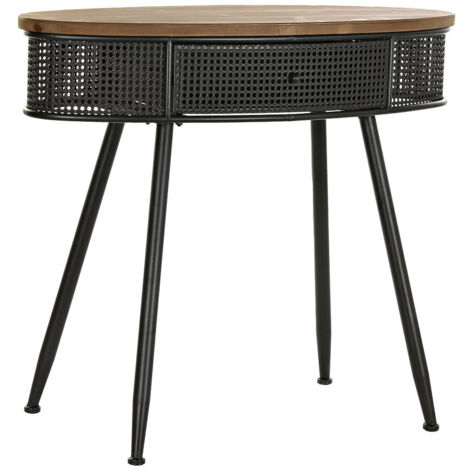 Console Sapin Métal 90,5X39X78 Noir