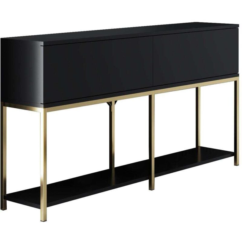 Console en agglomeré et métal Lord