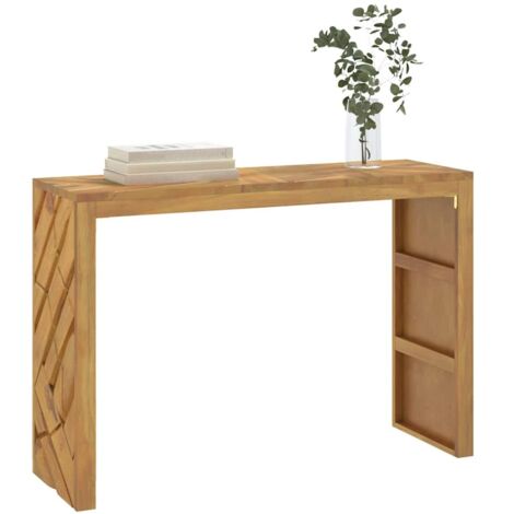 Console Table 110x35x75 cm Solid Wood Teak vidaXL