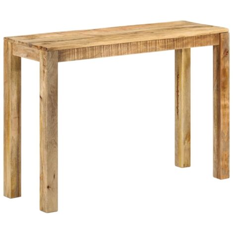 Console Table 110x35x76 cm Rough Mango Wood vidaXL