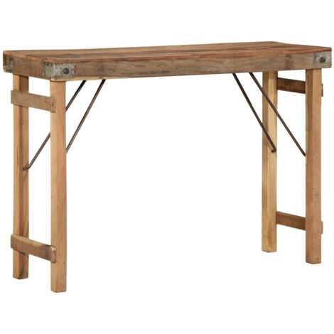 Console Table 110x35x76 cm Solid Wood Reclaimed vidaXL