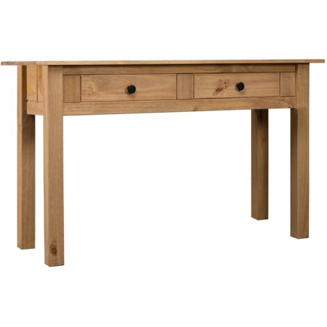 Console Table 110x40x72 cm Solid Pine Wood Panama Range vidaXL