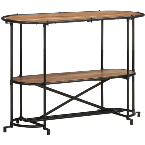 Console Table 110x42x76 cm Solid Wood Acacia vidaXL