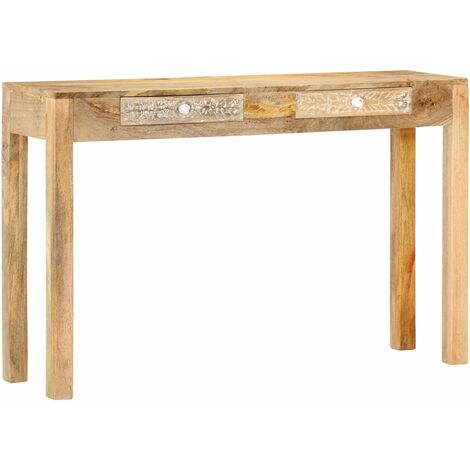 Console Table 120x30x75 cm Solid Mango Wood
