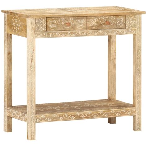 Console Table 80x35x74 cm Solid Mango Wood vidaXL