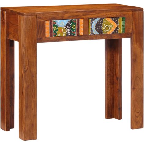Console Table 80x35x75 cm Solid Wood Acacia vidaXL