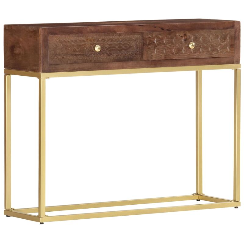 Vidaxl - Console Table 90x30x75 cm Solid Mango Wood