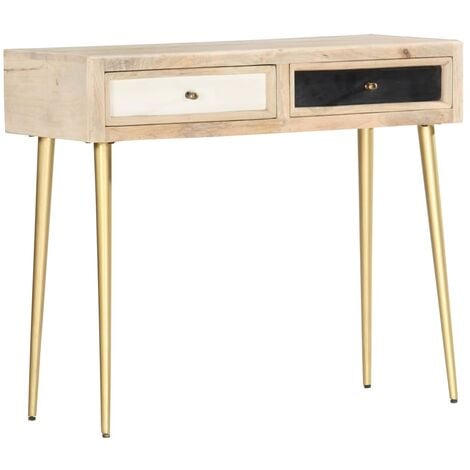 Console Table 90x30x75 cm Solid Mango Wood