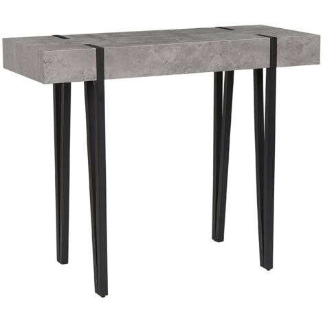 Console Table ADENA Grey Concrete Effect