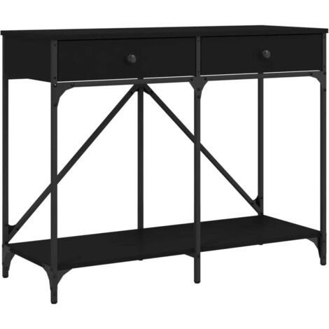Console Table Black 100x39x78.5 cm Engineered Wood vidaXL