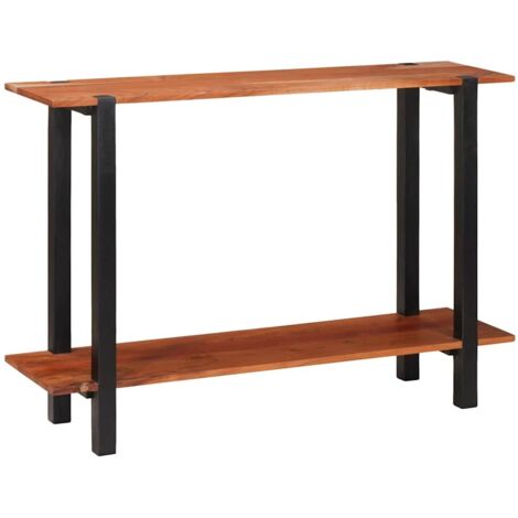 Console Table Brown 110 x 30 x 75 cm Solid acacia wood vidaXL