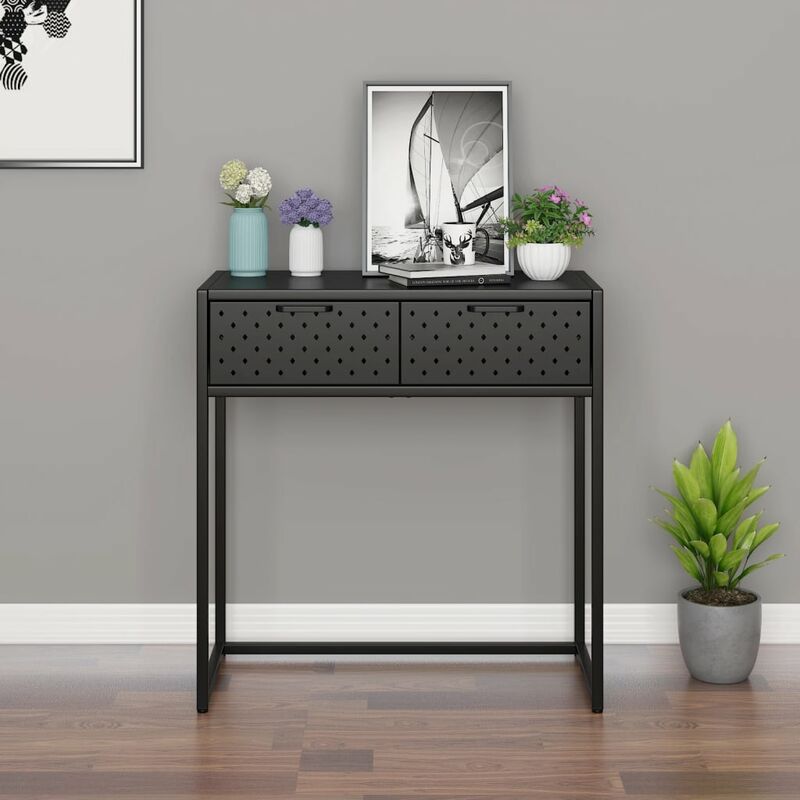 Console Table d'appoint - Meuble d'entree Anthracite