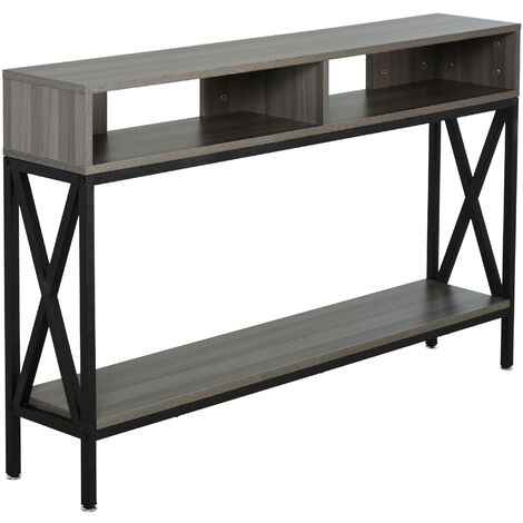 Console table d'entrée BUNBURRY grise