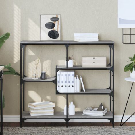 Console Table Grey Sonoma 103x32x95 cm Engineered Wood vidaXL