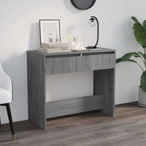Console Table Grey Sonoma 89x41x76.5 cm Engineered Wood vidaXL