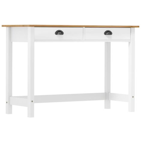 Console Table Hill with 2 Drawers 110x45x74 cm Solid Pine Wood vidaXL
