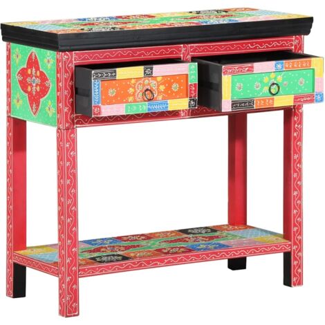 Console Table Multicolour 80 x 35 x 76 cm Engineered wood vidaXL