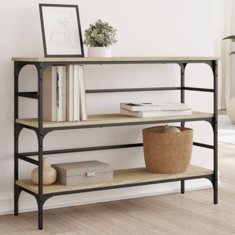 Console Table Sonoma Oak 100x32x75 cm Engineered Wood vidaXL
