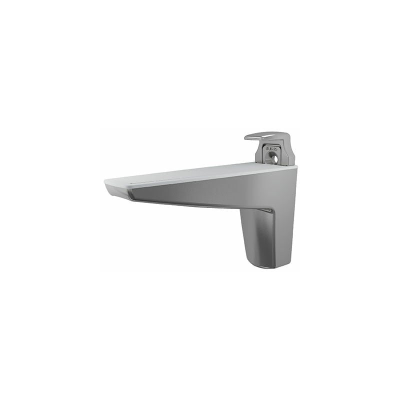 Console tablette - Décor : Noir - Pour tablette d'épaisseur maxi : 25 mm - Pour tablette d'épaisseur mini : 4 mm - ITALIANA FERRAMENTA