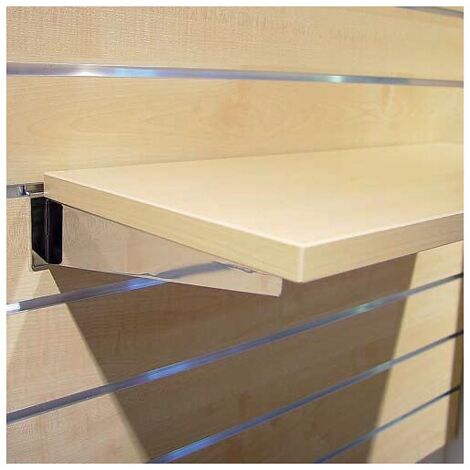 Console tablette verre bois P 28 cm paire