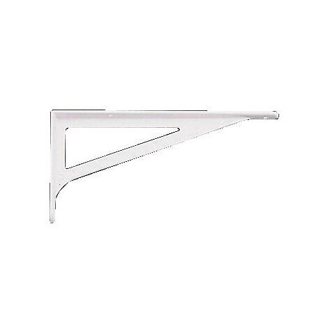 Consoles d'étagère 1020 - Renforcées epoxy blanc profondeur 150 mm - MOD