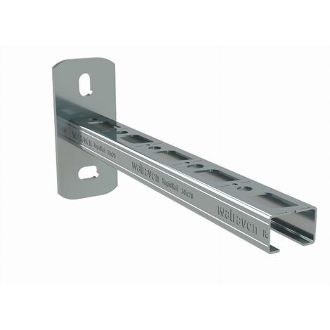 Consoles murales RapidRail 30x20 EZ 150MM – Acier galvanisé pour montage ajustable – Fixation rapide – 66032015 – Walraven