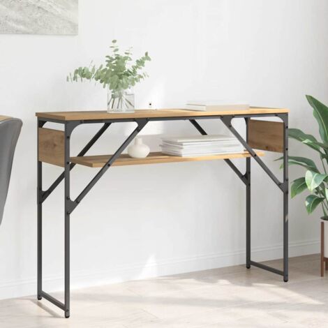 ConsoleTable Artisan Oak 105 x 30 x 75 cm Engineered Wood vidaXL