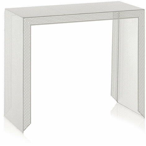 Consolle 85x40x70 cm in Metallo Bianco