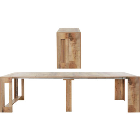 Consolle Allungabile 51/300x90x77 cm Pratika Pereira d'acero