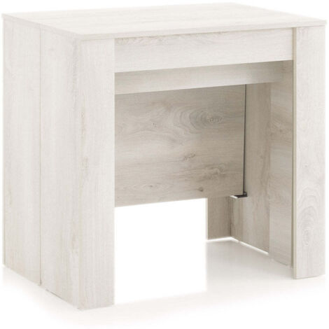 Consolle Allungabile 54/252x78,5x78 cm in Melamina Pino Bianco