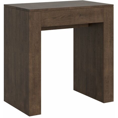 Consolle Allungabile 78-299x47x80 cm in Nobilitato Marrone