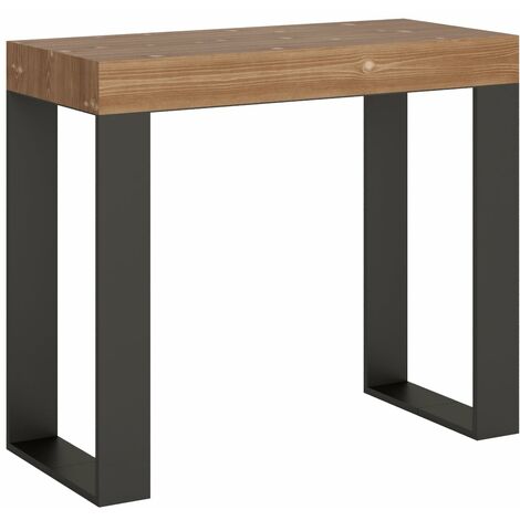 Consolle Allungabile 90-190x40x77 cm in Nobilitato Marrone