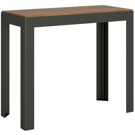Consolle Allungabile 90-190x40x77 cm in Nobilitato Marrone