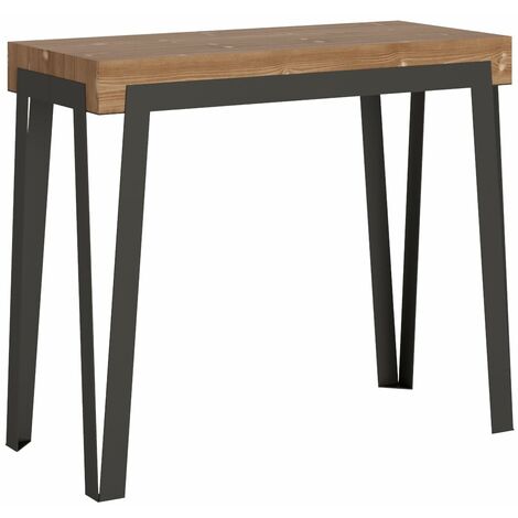 Consolle Allungabile 90-190x40x78 cm in Nobilitato Marrone