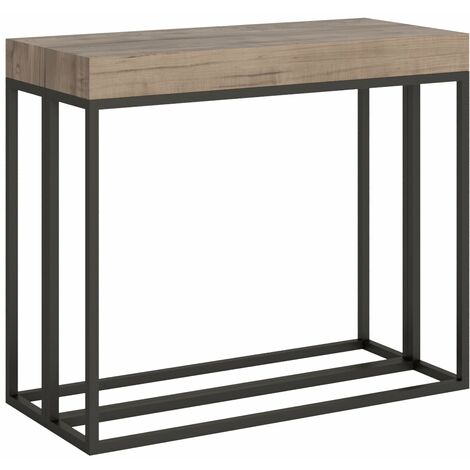 Consolle Allungabile 90-196x40x77 cm in Nobilitato Marrone