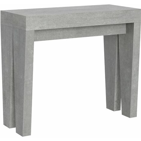 Consolle Allungabile 90-196x42x77 cm in Nobilitato Grigio