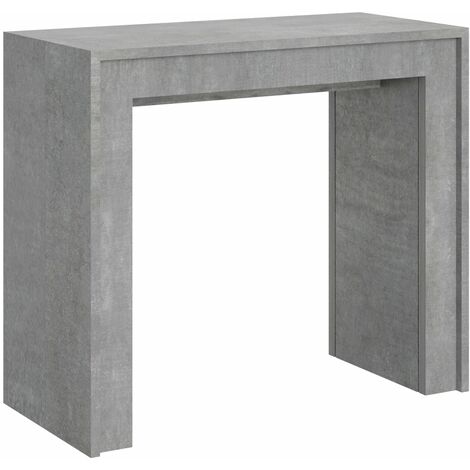 Consolle Allungabile 90-198x42x77 cm in Nobilitato Grigio