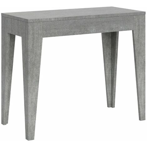 Consolle Allungabile 90-198x42x77 cm in Nobilitato Grigio