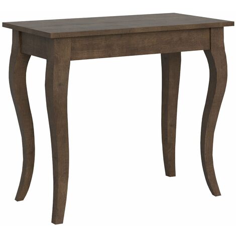 Consolle Allungabile 90-204x48x77 cm in Nobilitato Marrone
