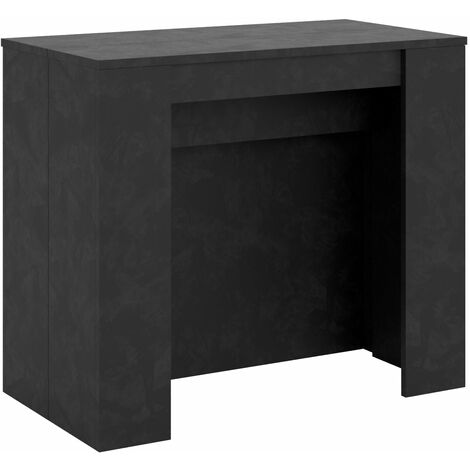 Consolle Allungabile 90-296x48x77 cm in Nobilitato Grigio