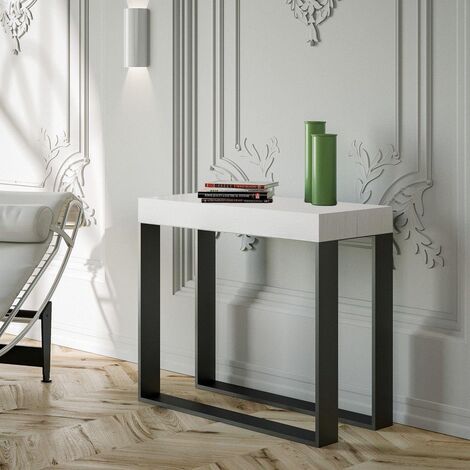 Consolle Ingresso Evolution 120x40, Bianco Frassino