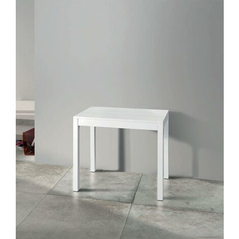 Tavolo consolle bianco cm 90x50h.75 aperto cm 230 nuovo art.1652 consegna  gratuita