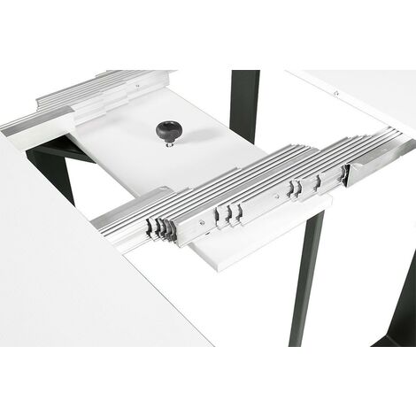 Consolle Allungabile in Legno e Ferro H77x40x90/300cm Itamoby Tecno Bianco Frassino Classica