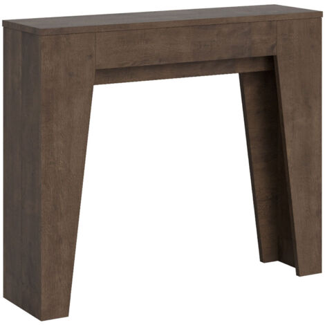 Consolle allungabile - NARROW - Colore: Noce - Dimensioni: 90x25/181