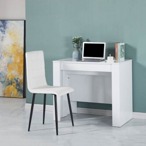 Consolle allungabile Ofelia 90x50x76h cm colore bianco