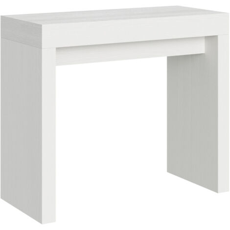 Consolle allungabile ROXELL Bianco Frassino 90x40/196 cm